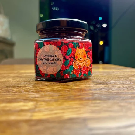 Брусника в собственном соку