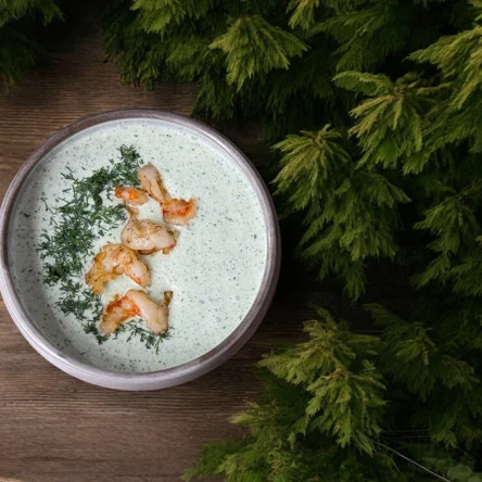 Арктический суп с креветкой